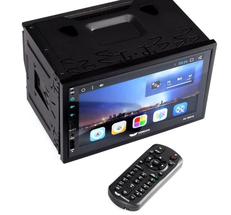 Nowe Radio Samochodowe VORDON 2DIN Nawigacja GPS USB 7' Android WiFi