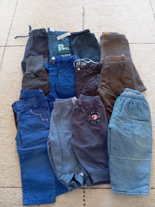 Lote de Roupas de Menino (Tamanho 3-6 meses) - Total 52 peças