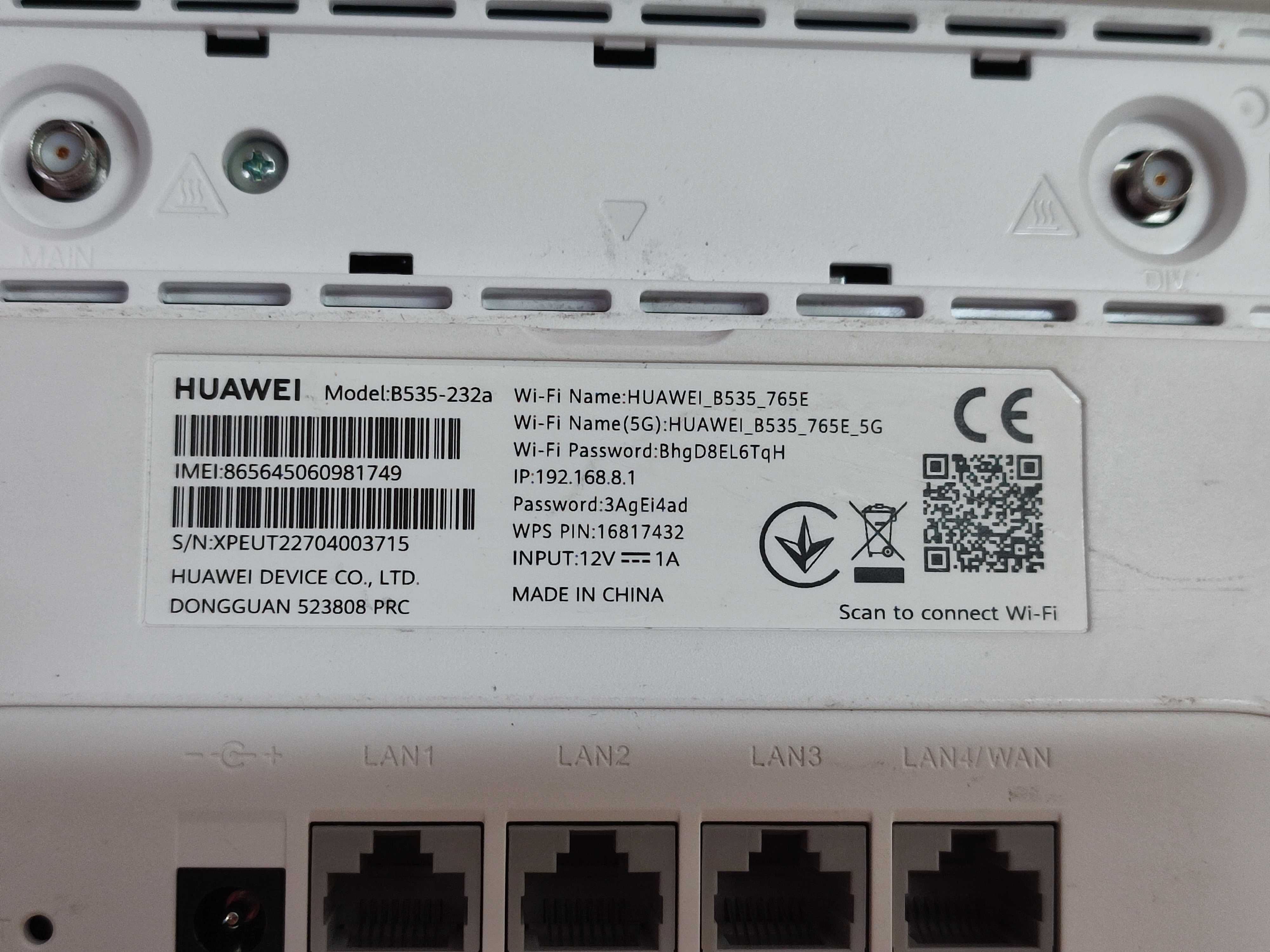 Router Huawei B535-232a 4G WiFi 300mbps