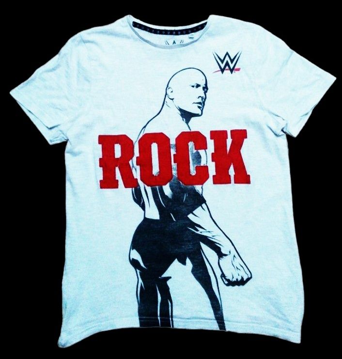 WWE ROCK СКАЛА Двейн Джонсон Рестлинг Мужская футболка