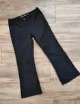 Czarne dzinsy Spodnie Dzwony Vintage 42 szerokie