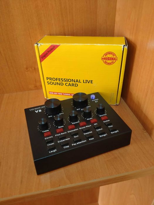 Мікшерний пульт Live звукова аудіокарта