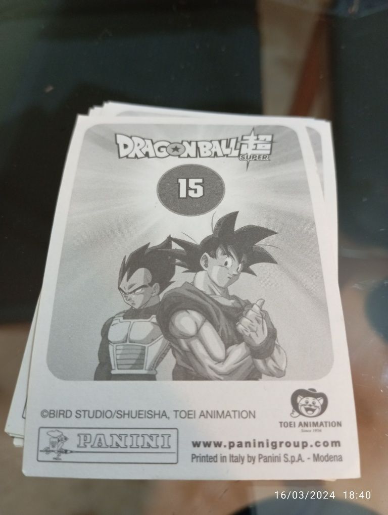 Cromos dragona ball