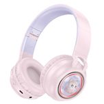 HOCO słuchawki bezprzewodowe bluetooth nagłowne W50 różowe