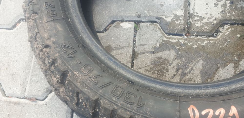 Opona motocyklowa nr d221 jak nowa  hajdenaul 130/70-12 zimowa terenow
