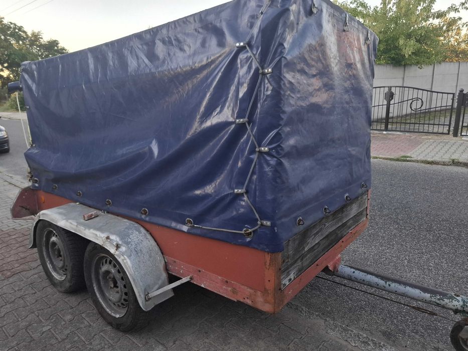 przyczepa dwuosiowa  ładowność 1,5 t