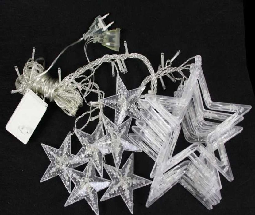 Світлодіодна гірлянда «Зірки» на вікно. В чудовому стані. Є 8 режимів!