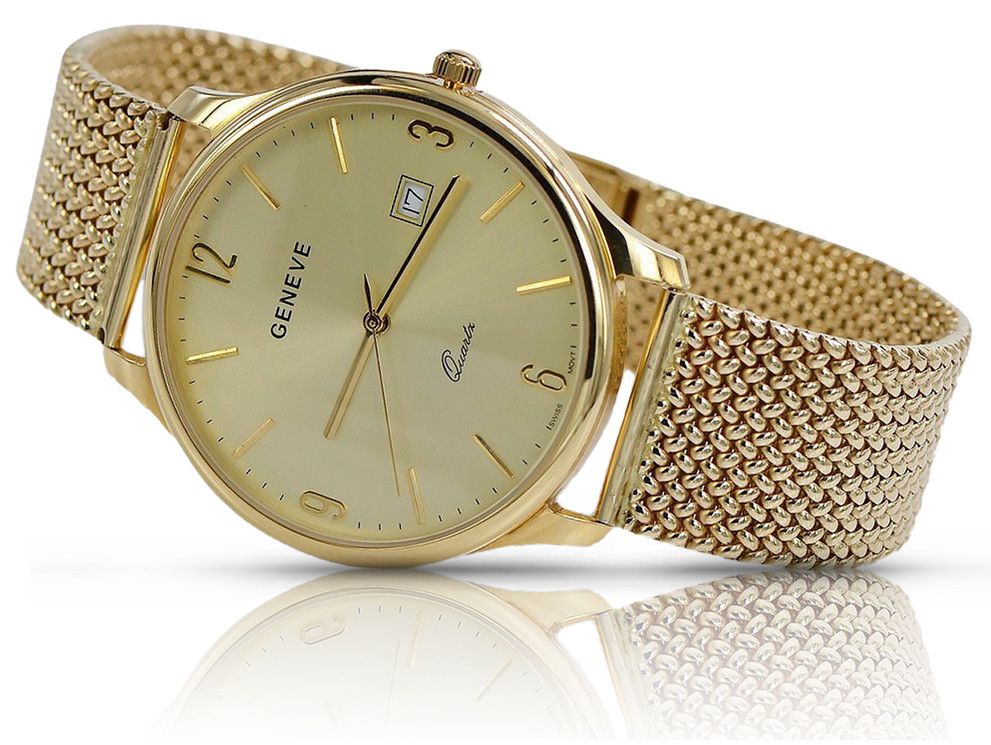Złoty zegarek damski 14k 585 Geneve mw017y&mbw014y-f Warszawa biżuteri