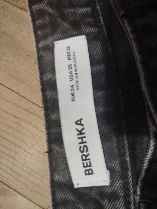 Calças straight bershka