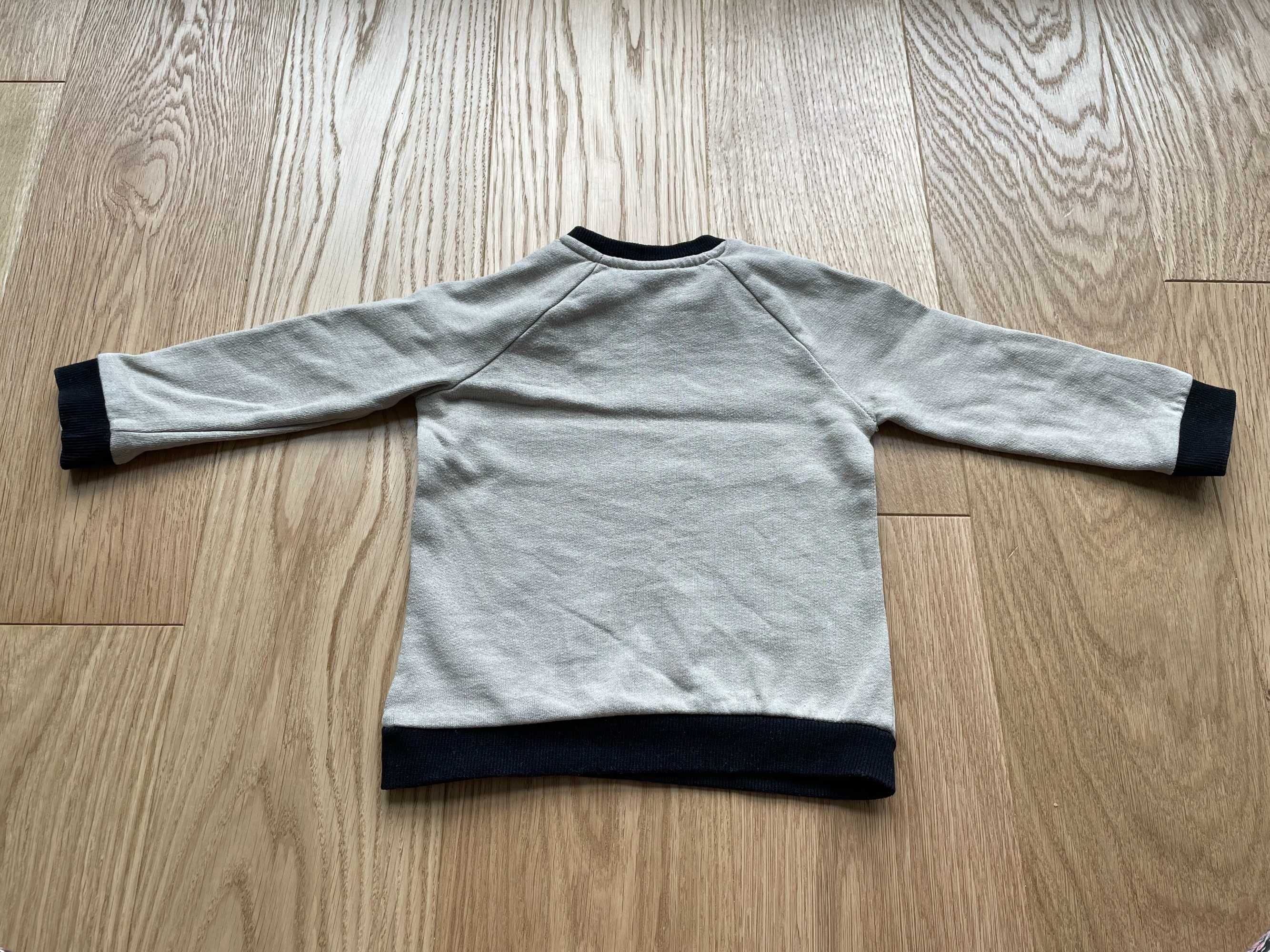 Bluza niemowlęca Turtledove London (szaro-czarna, 80 cm)
