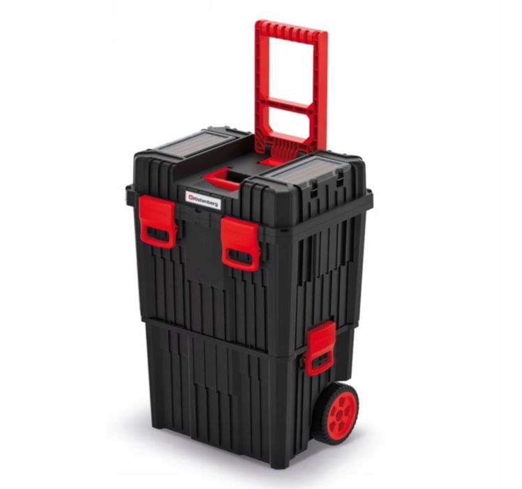 Skrzynka Organizer na Narzędzia Narzędziowa na Kółkach Duża Walizka