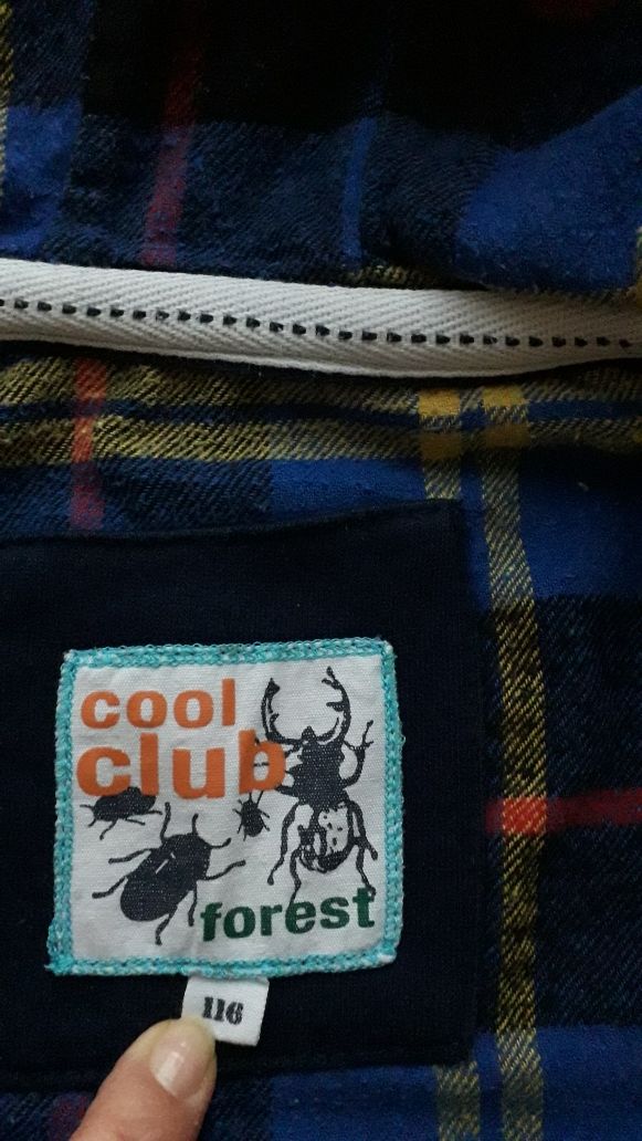 Bluza Cool Club z kapturem ciepła r. 116