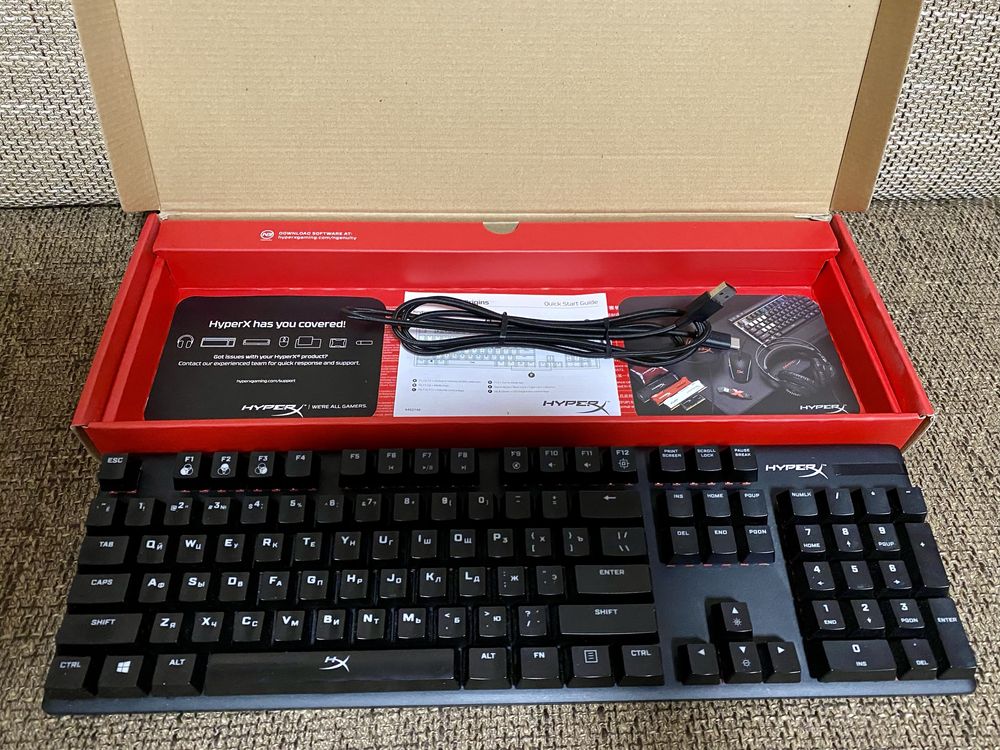 Клавіатура HyperX Alloy Origins Red Switch