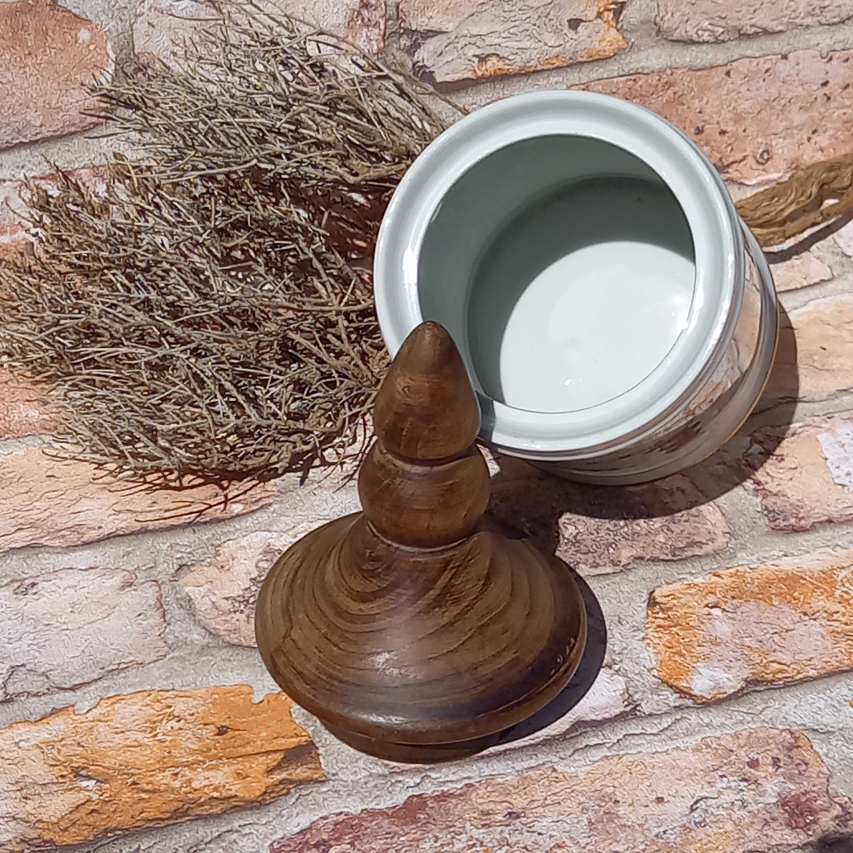 Porcelanowy pojemnik apteczny - sygnowany Limoges