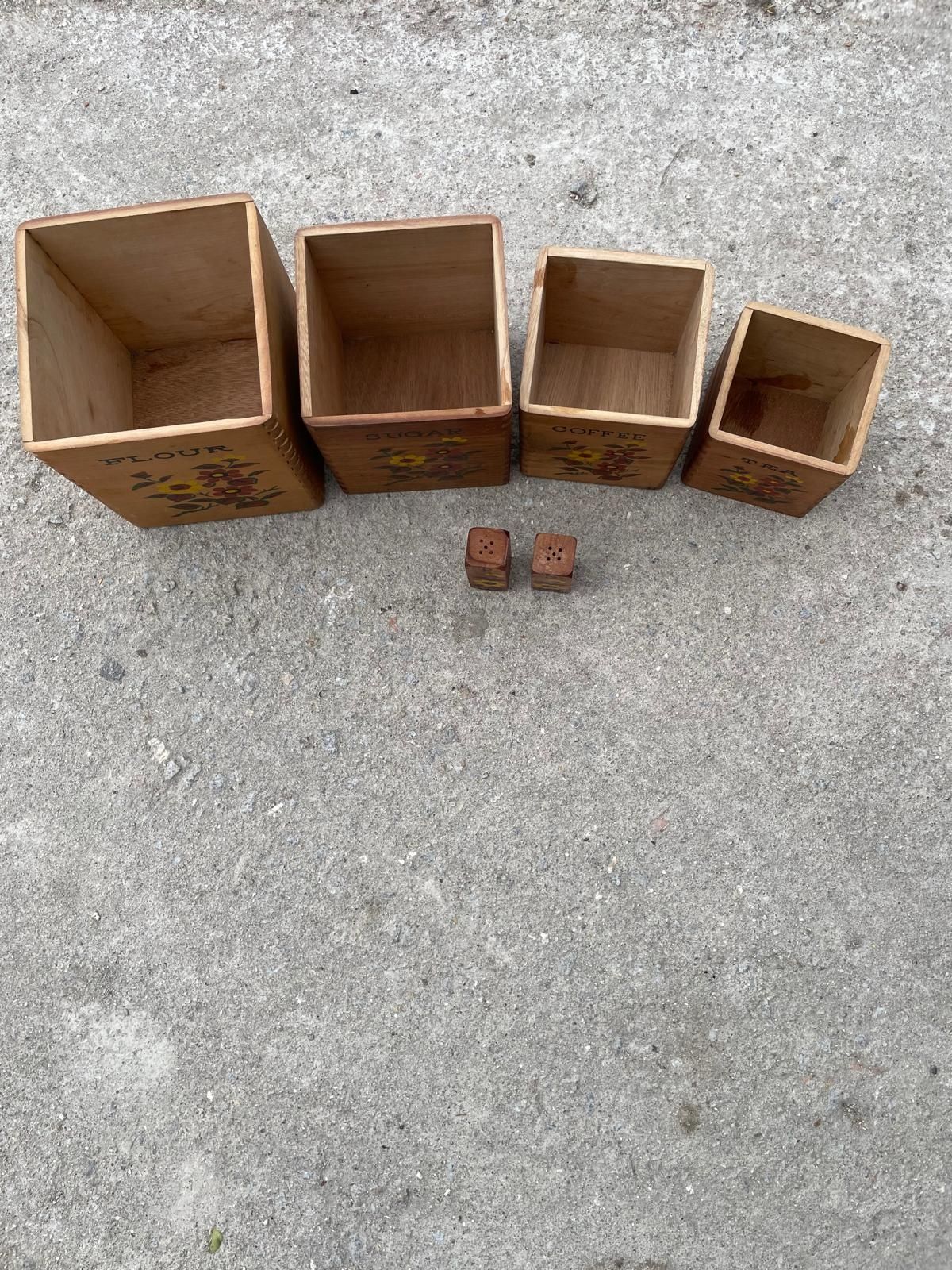 Vendo caixinhas para a cozinha