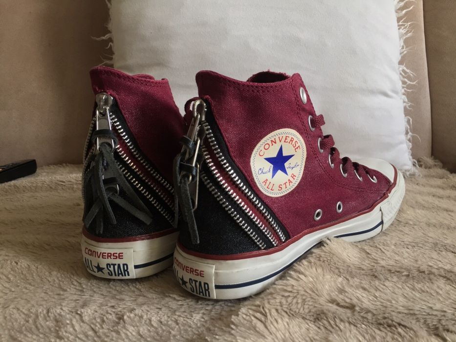 Converse Ct Tri Zip Hi suwaki bordowe Sizeer