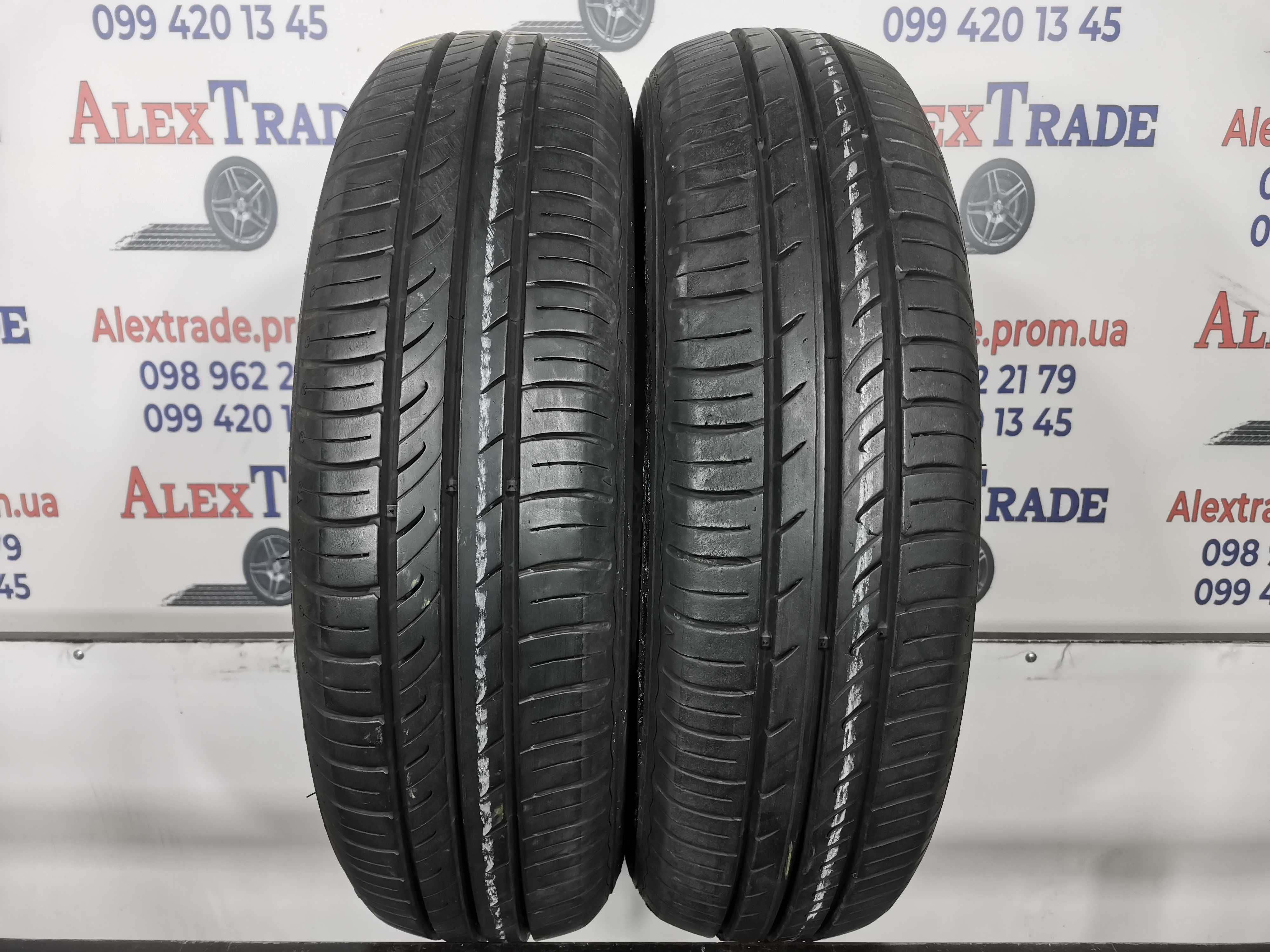 2 шт. 165/70 R14 Kumho Ecowing ES31 літні шини бу, 6 мм