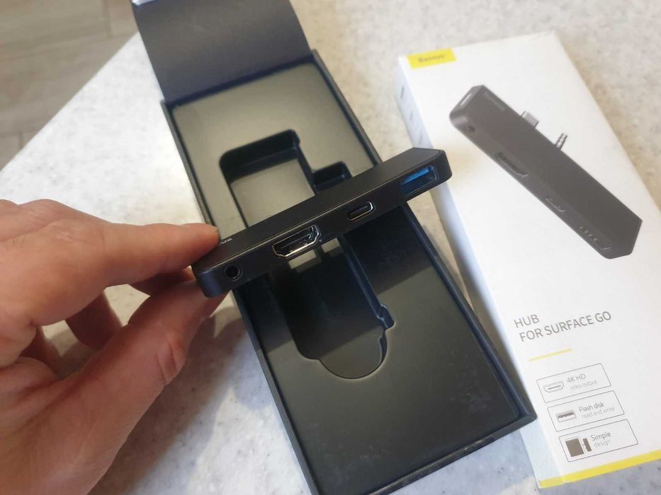 Концентратор USB-хаб Baseus  HUB for Surface Go Black