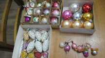 bombki stare choinkowe vintage