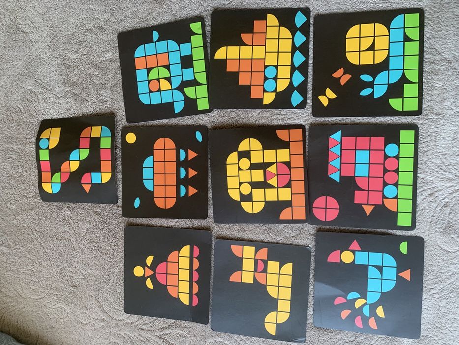 Розвиваюча іграшка для дитини 3+ Мозаїка геометричні фігури Midder 3+