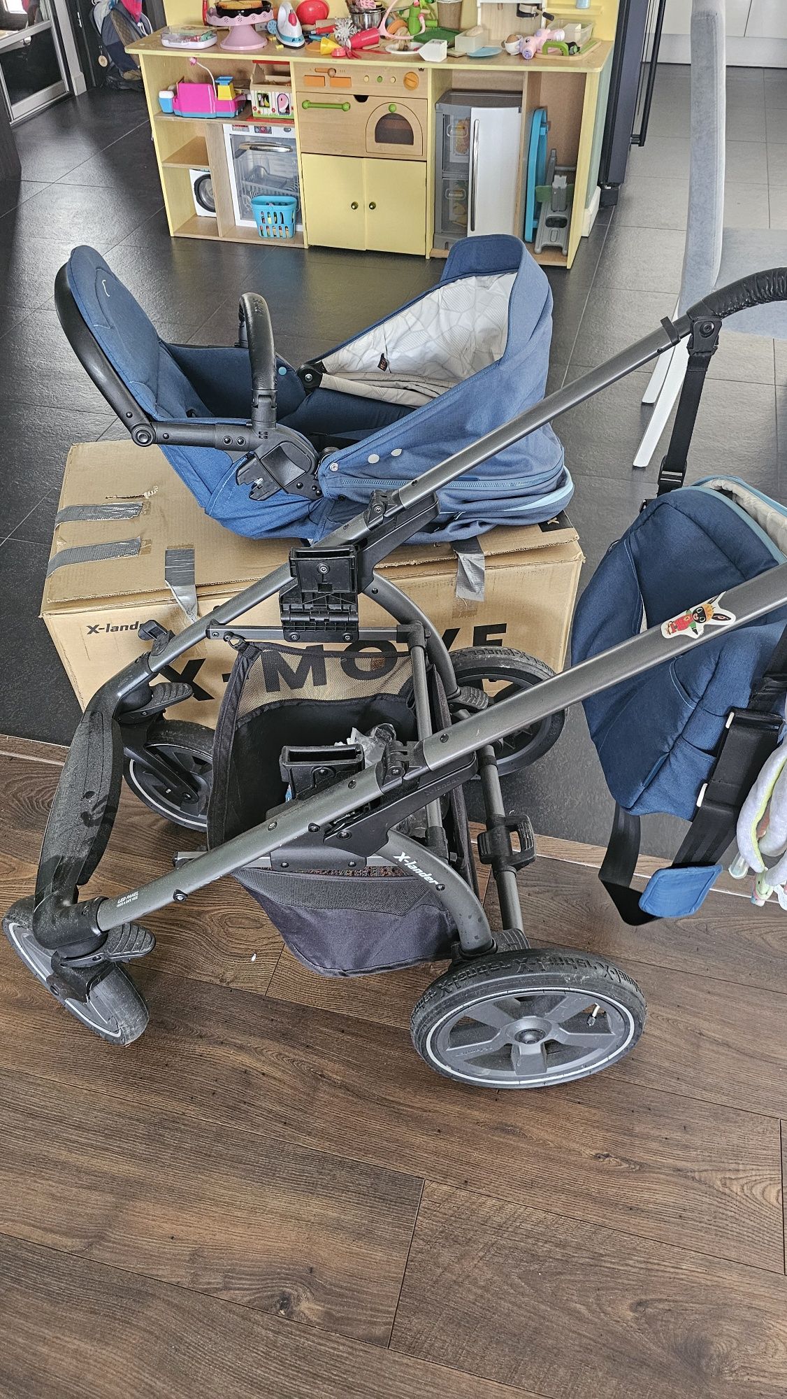 Wózek x-lander x-move gondola + spacerówka
