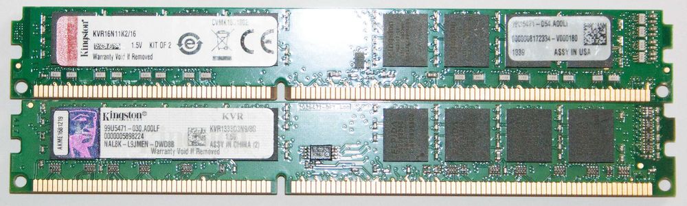 DDR3-8GB х4 1600MHz DIMM 1.5/1.35V Оригинал