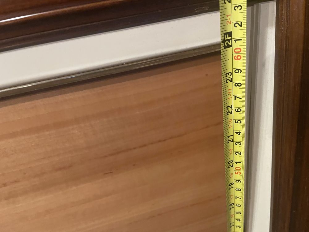 Moldura grande com passpartout