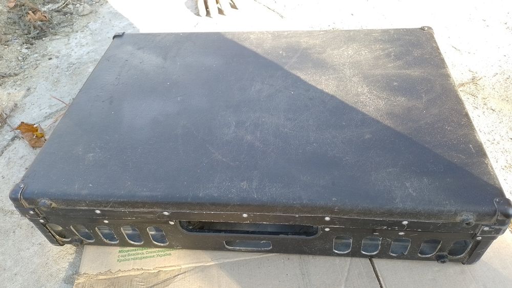 Алюминиевый кейс (чемодан) 50*70*12 из под усилителя