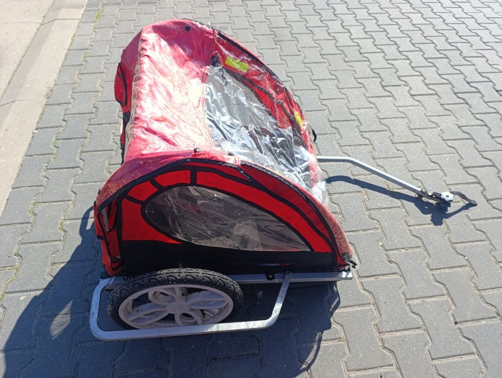 Przyczepka rowerowa riksza wózek rowerowy do roweru