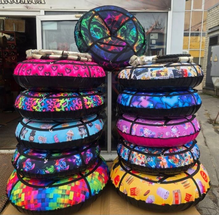 Тюбінг плюшка ватрушка