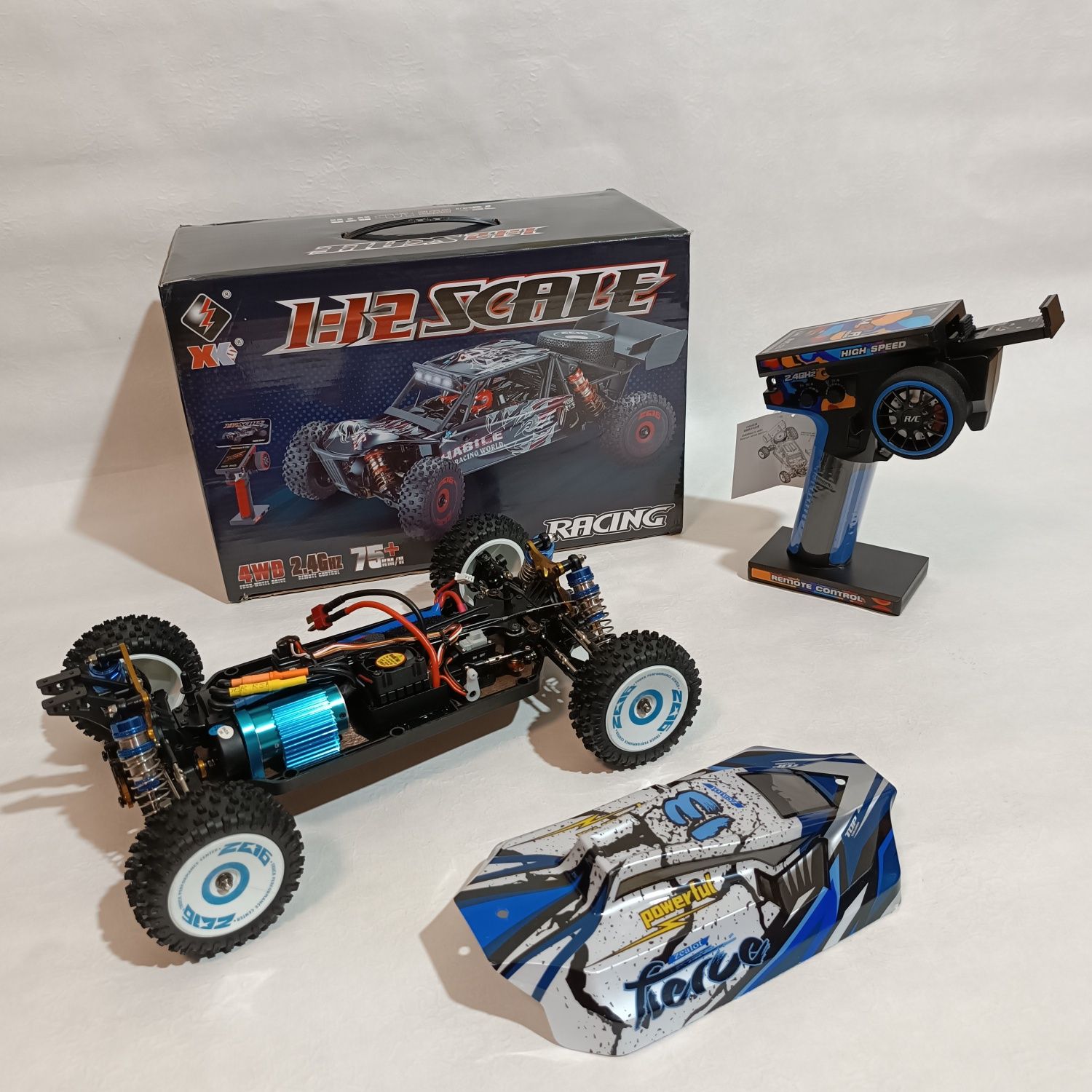 Машинка на радіокеруванні WLtoys 124017-V8 RC 1/12 4WD 75 км/год