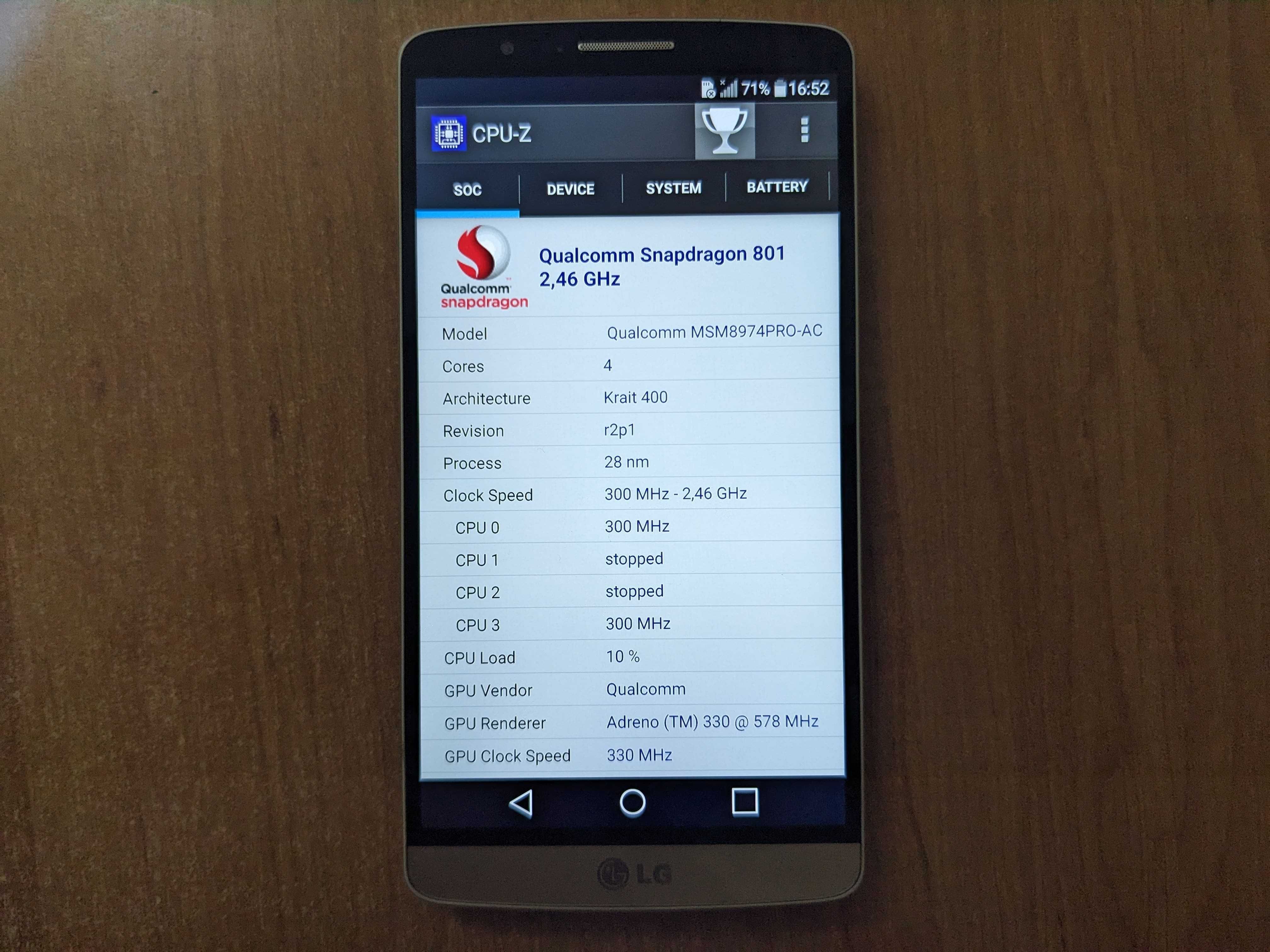 Смартфон LG G3 D855 с кабелем зарядки