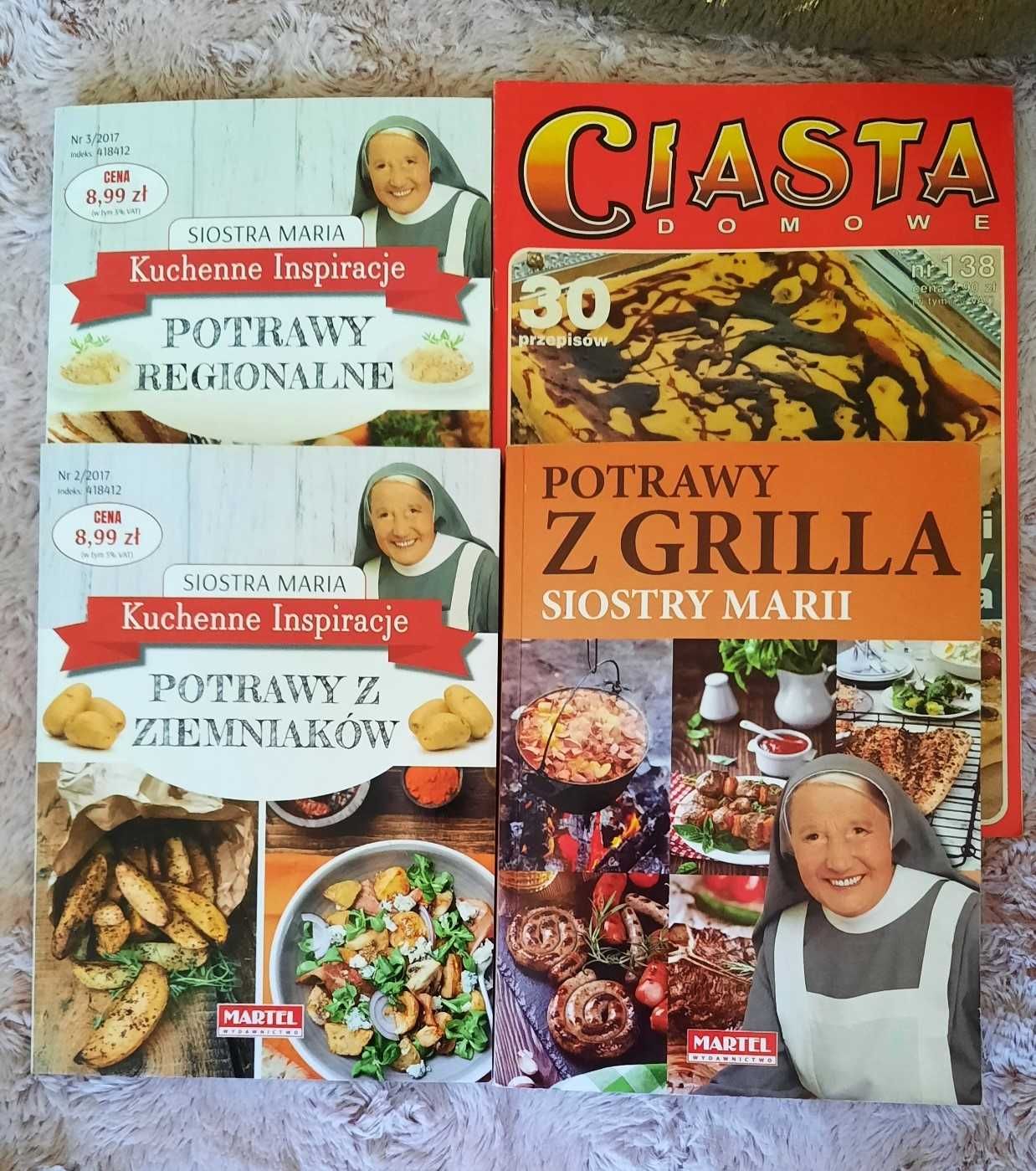 Przepisy kucharskie 3 szt. Potrawy z grilla, regionalne i z ziemniaków