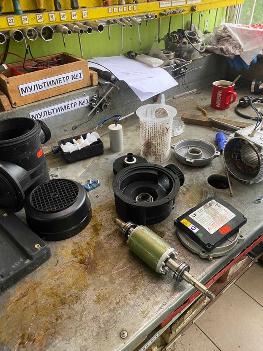 Ремонт насосів для басейнів різних марок 220V, 380V