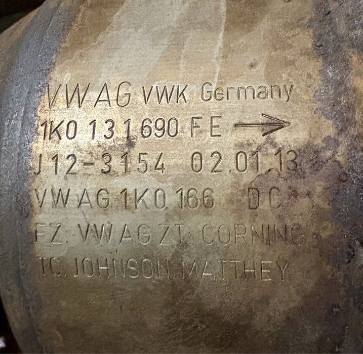 Катализатор VW 2.0 TSI