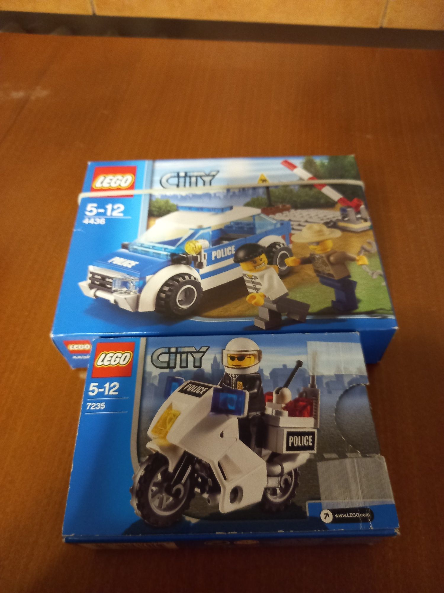 Lego policja leśna +motocykl policyjny