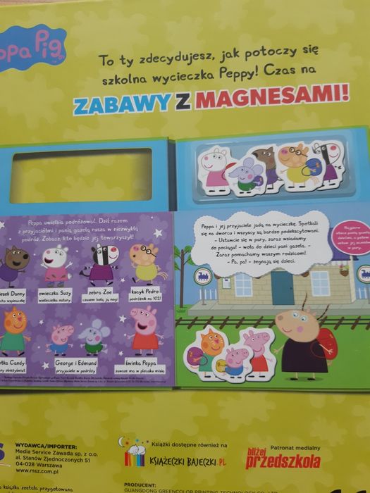 Ksiazeczka z magnesami Peppa