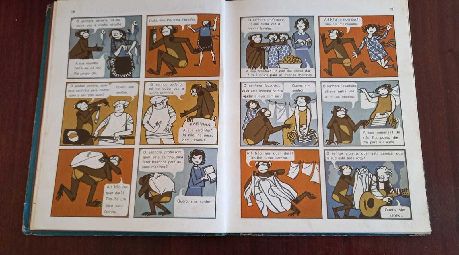 Livro de leitura da segunda classe de final dos Anos 60