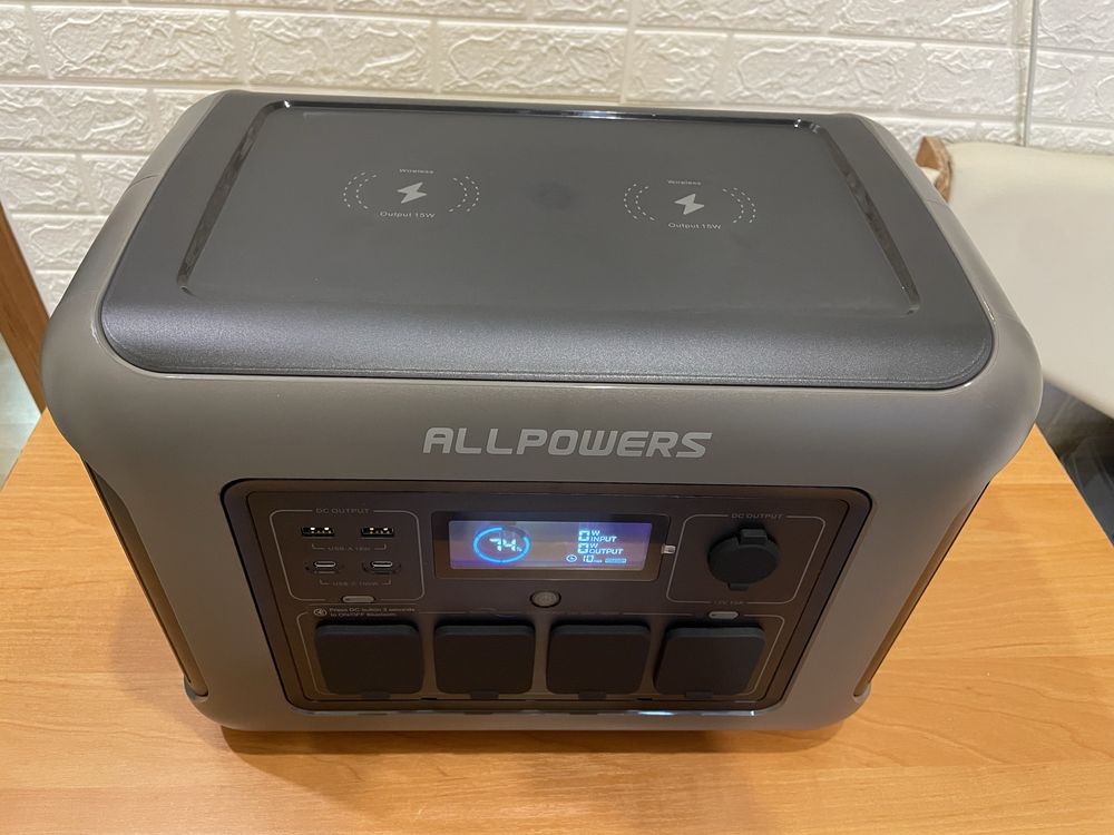 Портативная электростанция ALLPOWERS 1,8 кВт, аккумулятор LiFePO4