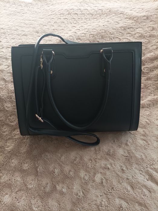 Torebka damska, granatowa, elegancka