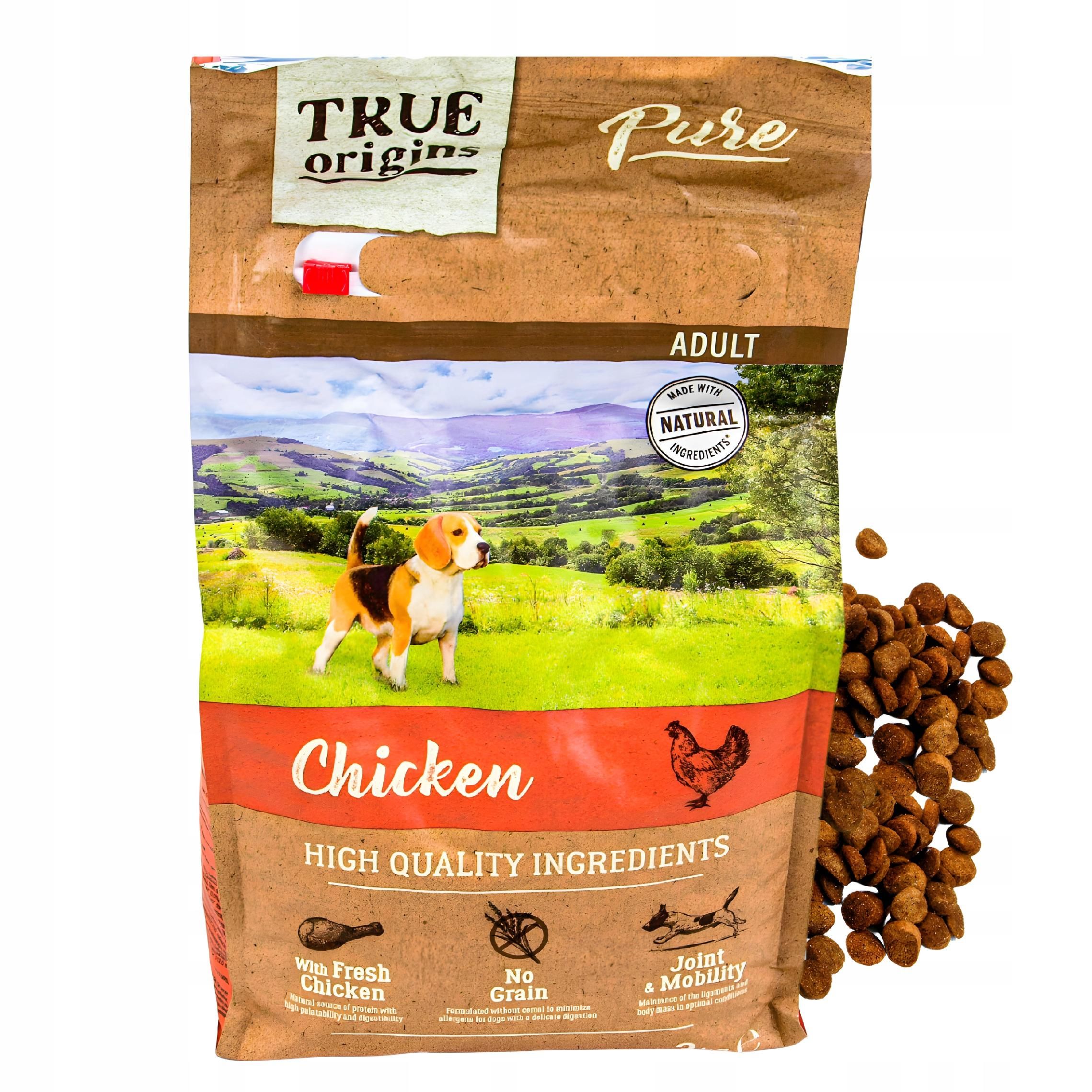 Sucha karma dla psa True Origins Premium Bezzbożowa Kurczak 3 kg