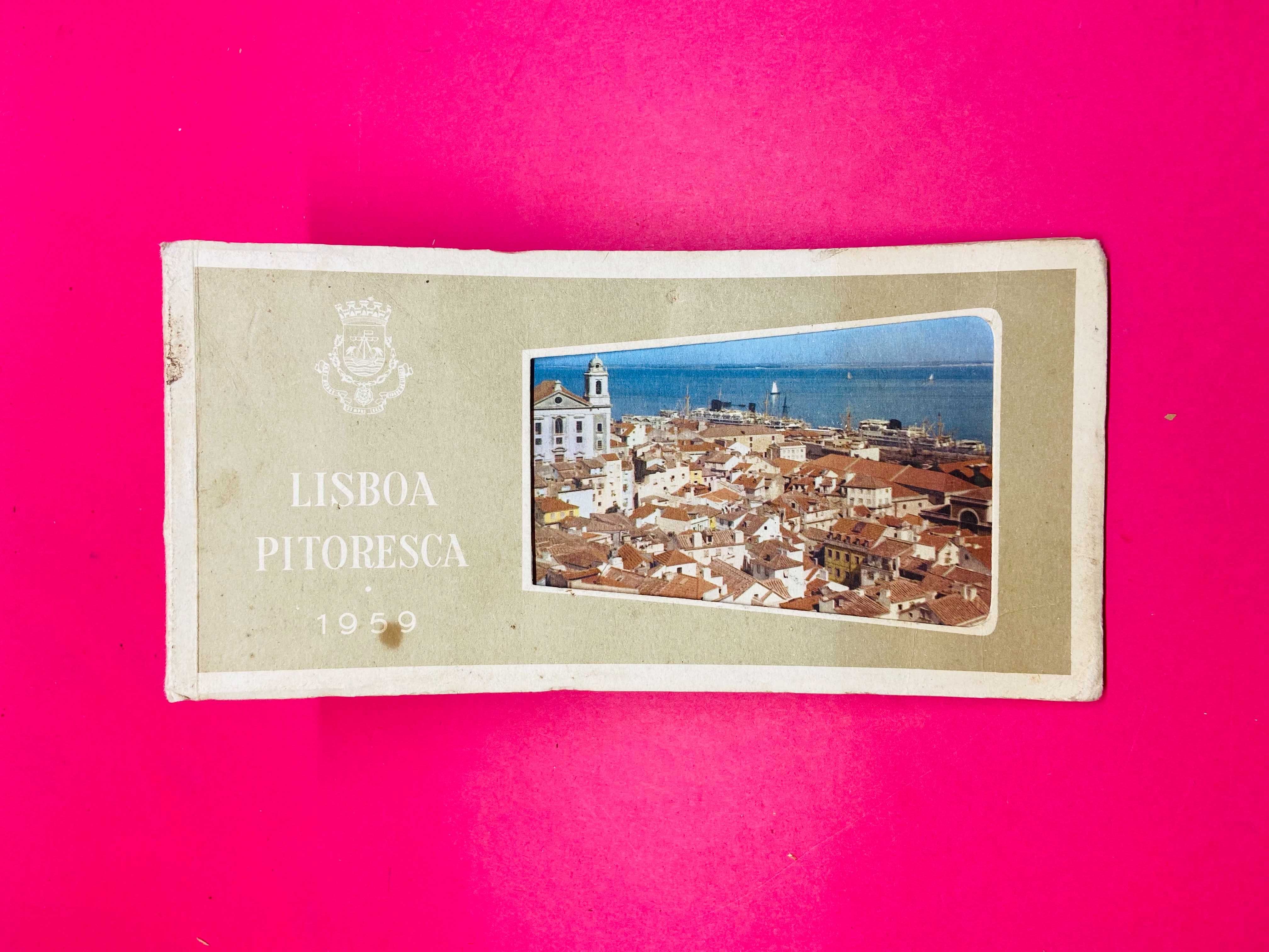Lisboa Pitoresca 1959 - 8 postais - Município de Lisboa