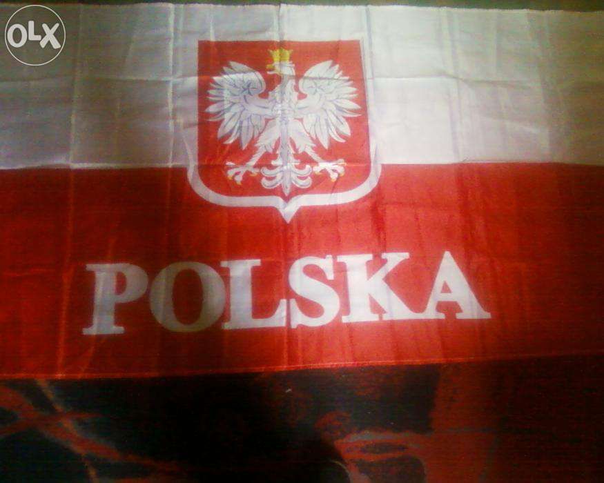 Flaga Polski 68x136 cm