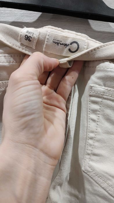 Spodnie damskie jasne jeansy skiny rurki XS/s