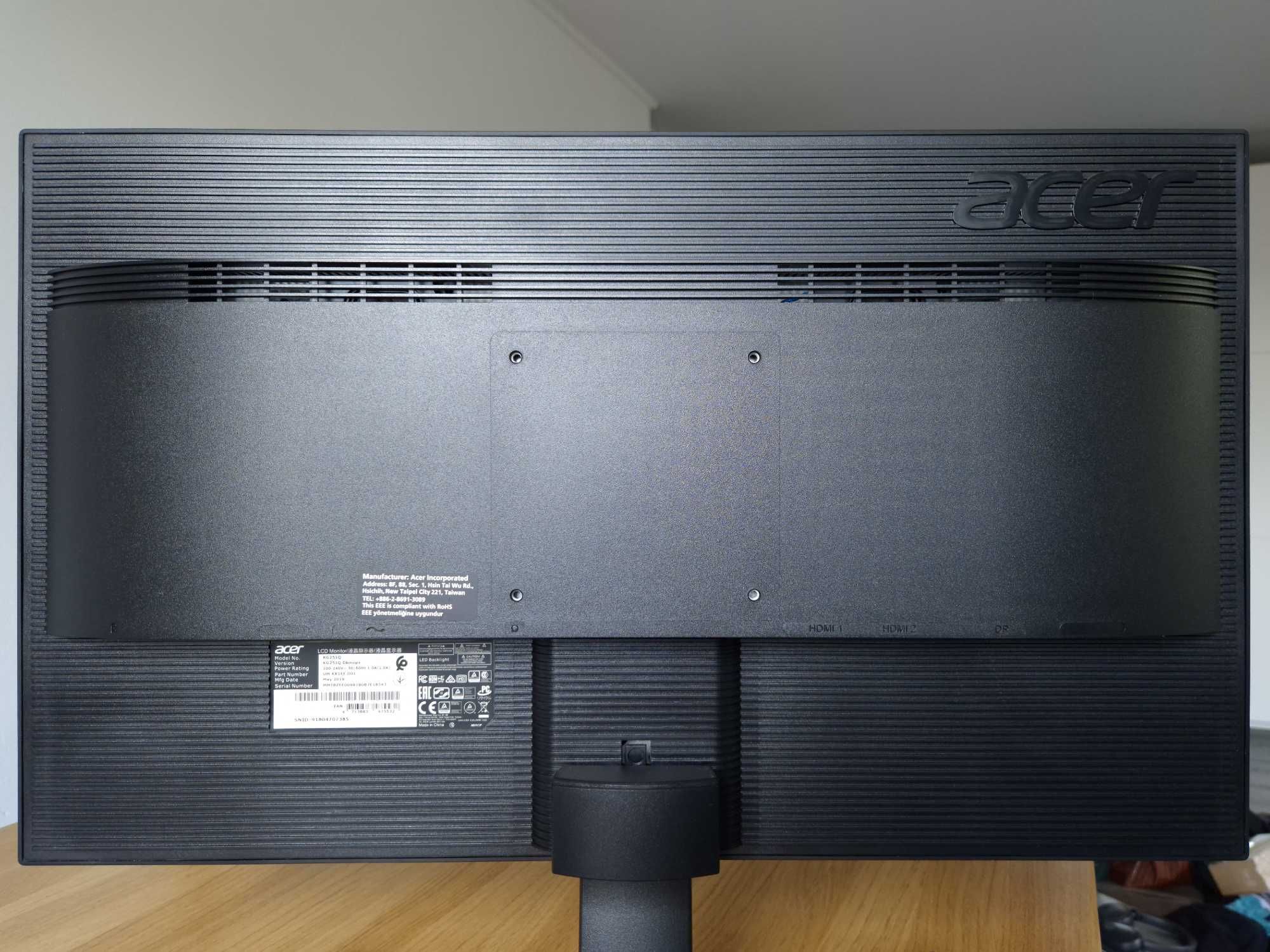 Jak nowy monitor gamingowy [1 ms, 240 Hz, FreeSync] Acer KG251Q