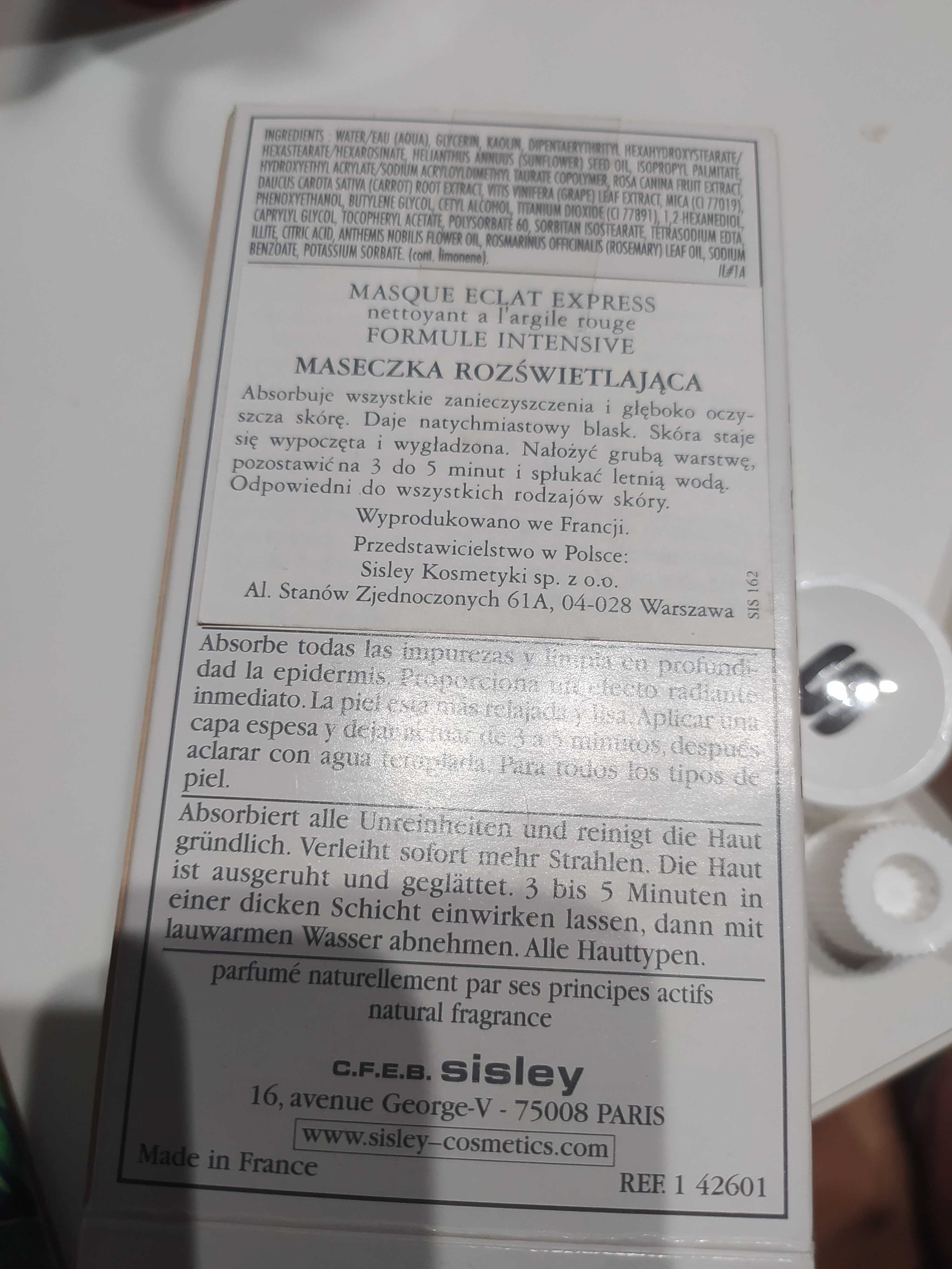 Sisley Radiant Glow Express Mask 60ml maseczka oryginalna nowa