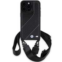 Etui Bmw M Edition Carbon Stripe & Strap Na Iphone 15 Pro - Czarne