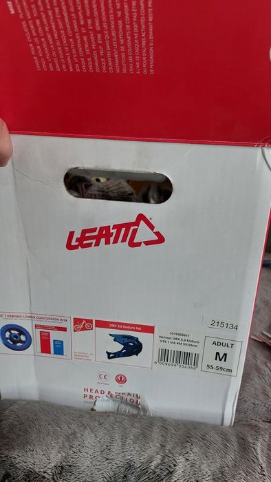 Kask rowerowy enduro Leatt DBX 3.0 V19.1 odpinana szczęka.