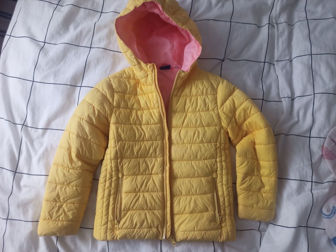 Куртка курточка на весну осінь Lupilu для дівчинки жовта