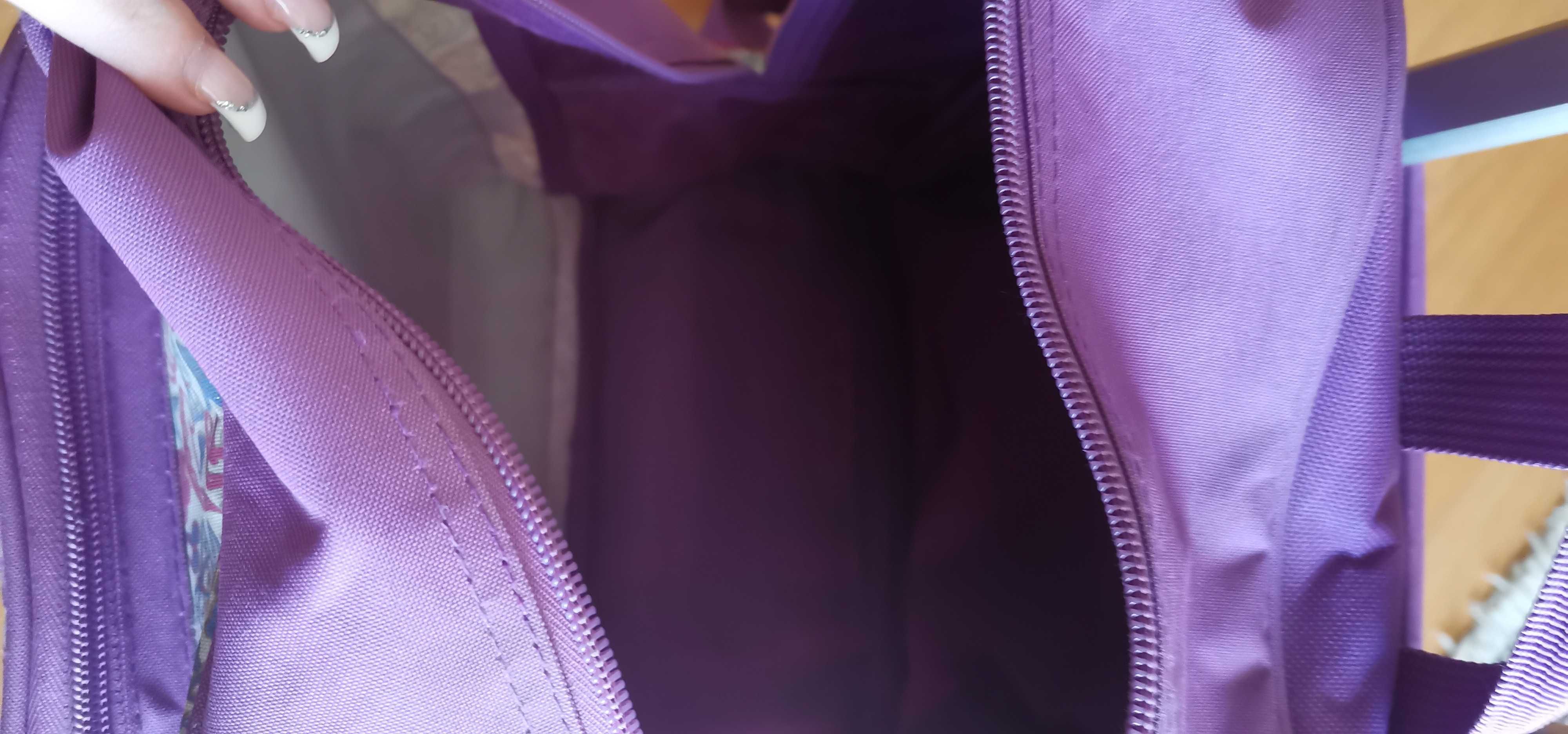 Mochila para escola com trolley-Violetta